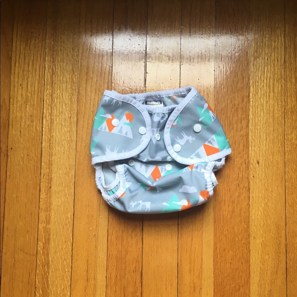 NWOT Thirsties Size 2 Duo Wrap Diaper Cover